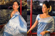 Janhvi Kapoor’s Kanjeevaram saree, featuring a Warli painting of 1983 World Cup win
